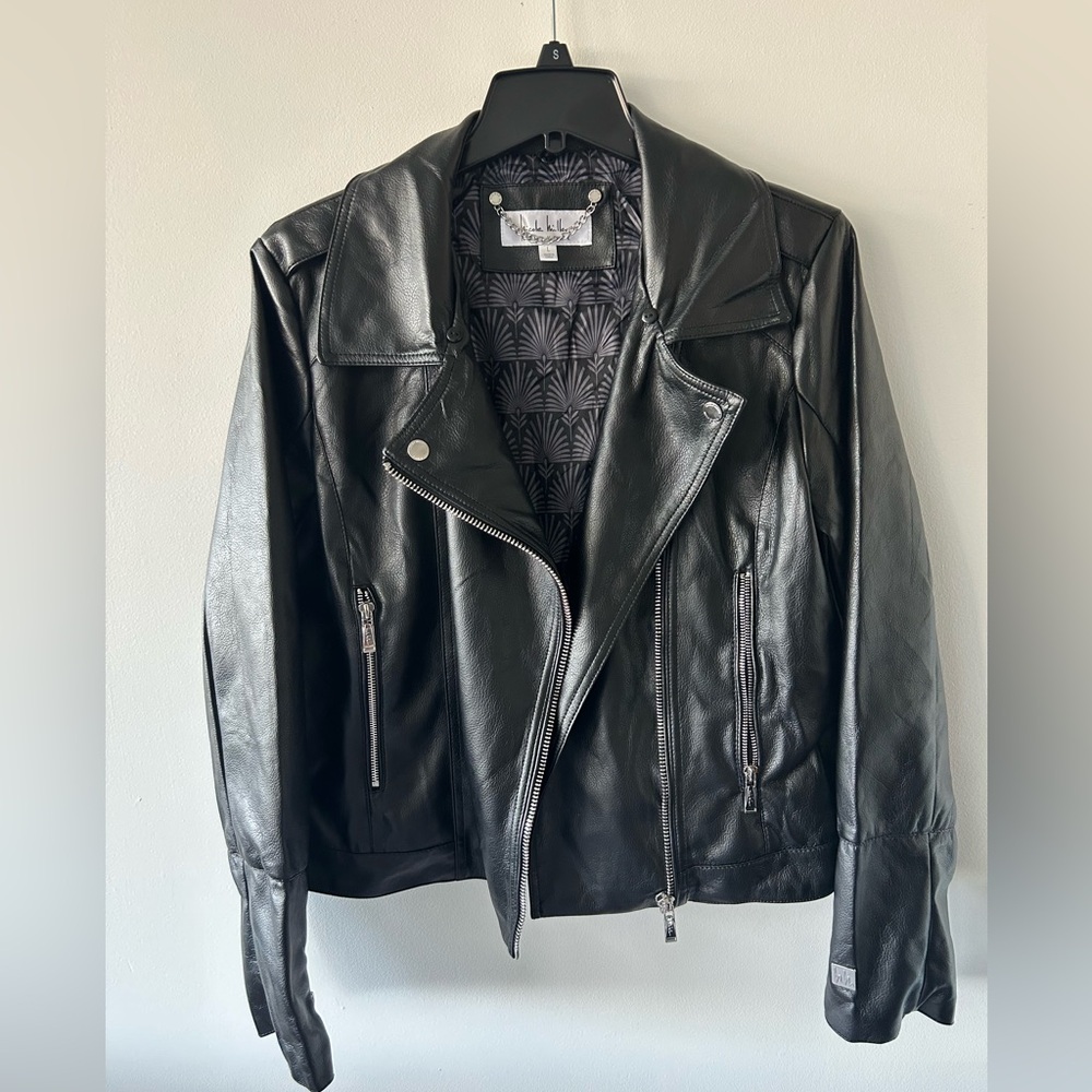 Black Faux Leather Jacket